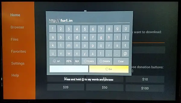 download Quibi from downloader application on firestick