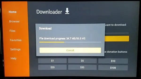  download Quibi from downloader application on firestick