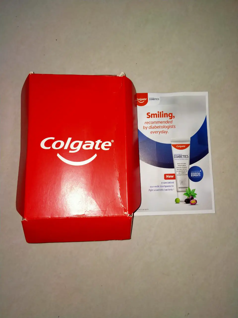 Free Colgate Sample for Diabetics and Caregiver to Diabetics