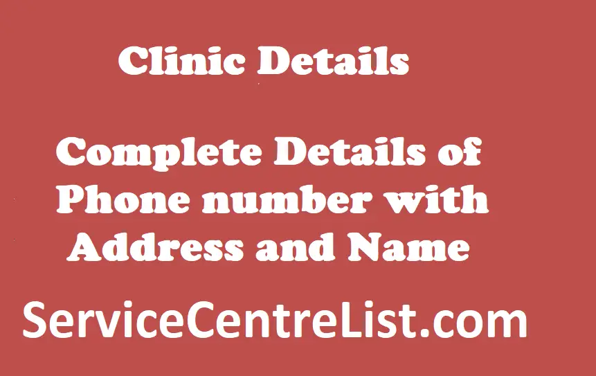 clinic details address phone number review email review