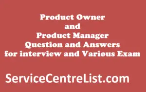 product owner and product manager questions and answers